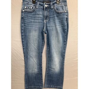 Lee Platinum Bootcut Jeans Womens 10 Blue Denim Cotton Stretch Medium Wash